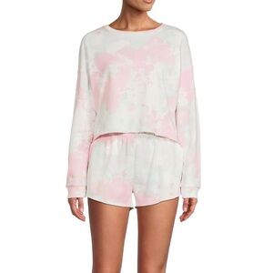 Grayson Social Plus Long Sleeve Pullover and Shorts Sleep‎ Set, 2-Piece